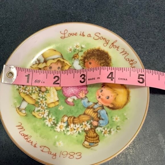 Set Of 5 Avon Mothers Day Collectible Plates By Joan Walsh Anglund 1981-1987 - Picture 13 of 14